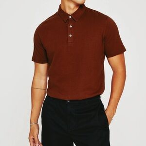 Men's Brown Polo Shirt